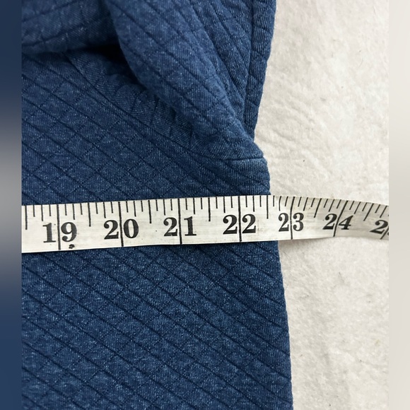 J Jill Pure Jill Indigo Quilted Soft Denim Hooded Jacket - Picture 4 of 8